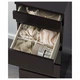 Комод IKEA MALM с 6 ящиками черно-коричневый 504.035.89 - изображение 3