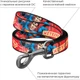 Повідець для собак нейлоновий Collar WAUDOG Nylon, малюнок "Супергерой", M, Ш 20 мм, Дов 122 см (0120-2010) - зображення 3