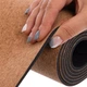 Килимок для фітнесу та йоги пробковий каучуковий Zelart Sport Top Fit 7156-9 2x-шаровий 4мм коричневий - зображення 5