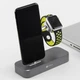 Док-станция COTEetCI Base Hub B18 MFI Stand для Apple Watch + iPhone Grey (CS7200-GY) - изображение 2