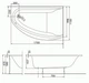 Ванна акриловая KOLO MIRRA 170х110 (XWA3370000) правосторонняя + ножки SN8 - изображение 2