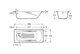 Ванна сталева Roca Princess 150x75 A220470001 - зображення 2