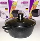 Кастрюля Benson 2.2л с крышкой и мраморным покрытием (BN-305) - изображение 4