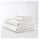 Банное полотенце IKEA (ИКЕА) VÅGSJÖN 100x150см белое (203.509.88) - изображение 5