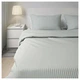Комплект постельного белья IKEA (ИКЕА) NATTJASMIN 200х200см светло-серый (703.371.31) - изображение 4