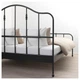 Двоспальне ліжко IKEA (ІКЕА) SAGSTUA 140х200см чорна (892.688.92) - зображення 6