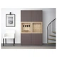 Сервант IKEA (ІКЕА) BESTÅ 120х40х192см Valviken коричневий (691.386.70) - зображення 2
