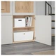 Сервант IKEA (ІКЕА) BESTÅ 120х40х192см Lappviken сірий коричневий (292.054.78) - зображення 3