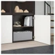 Сервант IKEA (ІКЕА) BESTÅ 120х40х192см Vassviken чорно-коричневий білий (392.666.40) - зображення 3