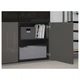 Сервант IKEA (ІКЕА) BESTÅ 120х40х192см Selsviken сірий чорно-коричневий (390.897.89) - зображення 3