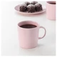 Кружка IKEA (ИКЕА) DINERA 300 мл розовая (304.240.12) - изображение 3