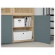 Сервант IKEA (ІКЕА) BESTÅ 120х40х192см Valviken темно-синій світло-коричневий (291.386.67) - зображення 3