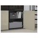 Сервант IKEA (ІКЕА) BESTÅ 120х40х192см Selsviken бежевий чорно-коричневий (591.247.58) - зображення 3
