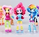Ігровий набір My Little Pony 7 фігурок героїв 14 см Еппл Джек - Пінкі Пай - Флаттершай - Веселка Деш - Сутінкова Іскорка (Великі Рухомі Іграшки Ляльки Травень Літл Поні) - зображення 3