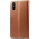 Кожаный чехол-книжка GETMAN Gallant (PU) для Xiaomi Redmi 9A Коричневый - изображение 5
