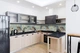 Кухонный фартук Скинали Гортензии (виниловая пленка наклейка ПВХ ) цветы винтаж часы Голубой 60х200 см - изображение 2