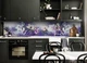 Кухонний фартух Скіналі Сонячні Магнолії (вінілова плівка наклейка ПВХ ) квіти світло Синій 60х200 см - зображення 5
