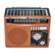 Радіоприймач NNS 1360S Solar Коричневий (BS1971) - зображення 1