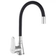 Смеситель для кухни ZERIX SOP7 146 с черным гибким изливом (ZX2654) - изображение 1