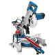 Пила торцювальна з протяжкою Bosch GCM 800 SJ (0601B19000) - зображення 1