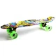 Детский пенни борд Space Sport "Skateboards" со светящимися колёсами пластиковый Разноцветный 57х15 см (DP-PFO021) - изображение 2