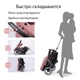 Прогулочная Коляска Dearest 818 Plus Синяя, рама черная - изображение 12