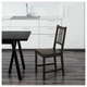 Стул IKEA STEFAN Черный 002.110.88 - изображение 2