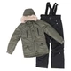 Зимовий термокомплект SNO F18M310-Suage_Black оливковий з чорним 164 - 172 см (F18M310-Suage_Black-16) - зображення 1