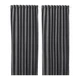 Гардини IKEA SANELA 140x300 см 2 шт темно-сірі 404.140.22 - зображення 1