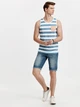 Майка LC Waikiki S Біло-синя (LCW T-shirt -1407-0) - зображення 2