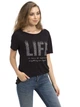 Футболка LC Waikiki LIFE S Чорна (LCW Woman -1342-1) - зображення 1