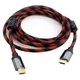Кабель мультимедийный соединительный HDMI to HDMI 3.0 м Extradigital для телевизора - изображение 1
