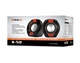 Акустична система 2.0 REAL-EL S-50 Black/Red - зображення 2