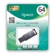 USB флеш накопитель Apacer 64GB AH360 Ashy USB 3.1 Gen1 (AP64GAH360A-1) - изображение 4