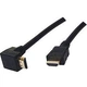 Кабель Cablexpert (CC-HDMI490-6) HDMI-HDMI V.1.4, вилка/угловая вилка 1.8м Black - изображение 1