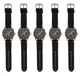 Смарт-часы водонепроницаемые с пульсометром INFINITYS X10 45mm Swiss Classic Chrono Steel-black - изображение 8
