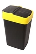 Відро для сміття Heidrun RECYCLING 18л, 29*23*43см Жовта кришка (HDR-13412) - зображення 1
