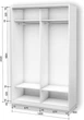 Шкаф-купе двухдверный Roko 140х242х60 см Зеркало Белый (20200027363) - изображение 2