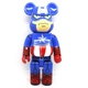 Дизайнерская статуэтка игрушка BEARBRICK CAPTAIN AMERICA 400％ - изображение 1