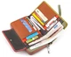 Кошелек ST Leather Accessories 18439 Желтый с розовым - изображение 4