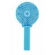 Портативный ручной вентилятор Memos Handy Mini Fan голубой на акумуляторах с зарядкой usb (PP-1101) 20064 - изображение 2