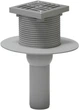 Трап для душа вертикальный REDI E7810AI/CNSV10X с решеткой INOX 100х100 мм с выпуском 50 мм - изображение 1
