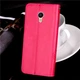 Чехол Clover для Meizu M3 / M3s / M3 mini книжка книжка кожа PU с визитницей малиновый - изображение 3