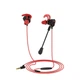 Ігрові навушники зі зйомним мікрофоном HOCO M45 Promenade. Red-Black - зображення 1