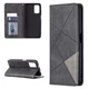 Чехол-книжка с кармашками UniCase Geometric Pattern для Xiaomi Redmi 9T - Black - изображение 1