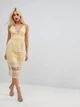 Платье кружевное ASOS AS120620-11 XXS-XS (79835XXS-XS) Бежевый - изображение 4