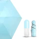 Мини зонт складной в футляре капсула Capsule Umbrella механический Blue \1 - изображение 1
