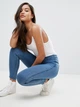 Синие джеггинсы без застежки ASOS vy-200520-10 3XS (786823XS) Голубой - изображение 1