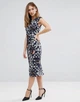 Платье Kyoto с бантом и вырезом Ted Baker AS100620-75 XXS-XS (79819XXS-XS) Синий - изображение 1