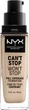 Тональна основа для обличчя NYX Professional Makeup Can't Stop Won't Stop 24-Hour матувальна 1.5 Fair 30 мл (800897181246) - зображення 2